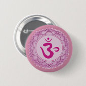 Sahasrara of kroonchakra Ronde Badge Ronde Button 5,7 Cm (Voorkant /achterkant)