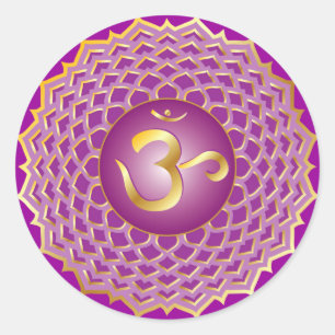Sahasrara of kroonchakra Sticker