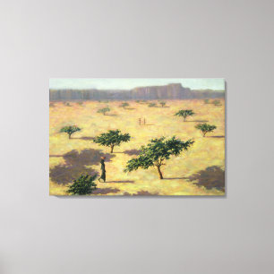 Sahelian Landscape Mali 1991 Canvas Afdruk