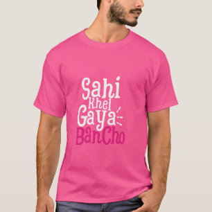 Sahi Khel Gaya Desi Swag Zuid-Aziatische Meme Boll T-shirt