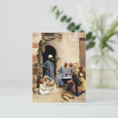 Sahleb-verkoper in het briefkaart van Caïro (Staand voorkant)