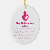 SAHM Heart Keramisch Ornament (Rechts)