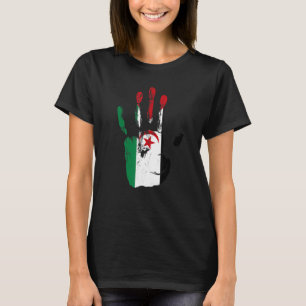 Sahrawi Arabische Democratische Republiek Vlag han T-shirt