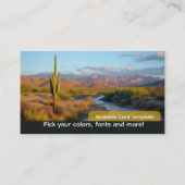 Sahuaro woestijnlandschap zuidwestelijk visitekaartje (Voorkant)