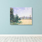 Sahurs Meadows in Morning Sun Canvas Afdruk (Insitu (Houten vloer))