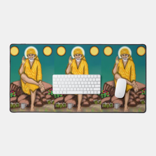 Sai Baba Desk Mat (Keyboard & Muis)