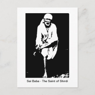 Sai Baba Saint-of-Shirdi-Briefkaart Briefkaart