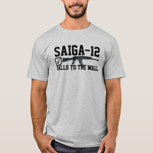 Saiga 12 - Kogels aan de muur T-shirt