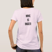 Saiga 12 "MINE IS GROTER" T-shirt (Achterkant)