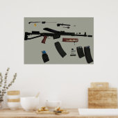 Saiga 12 Poster van overname (Keuken)