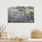 Saiga 12 Psaume 27:1 Poster Inspirationnel (Cuisine)