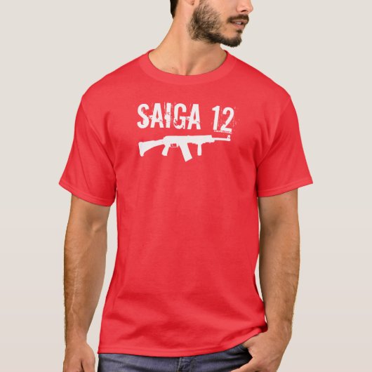Saiga 12 - Team Shirt voor opklapbare visstand (Voorkant)