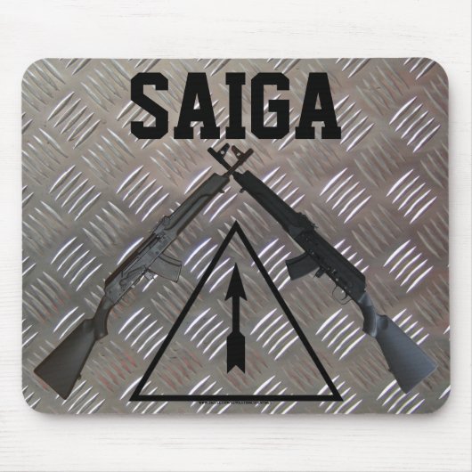 Saiga Rifle Mousepad Muismat (Voorkant)