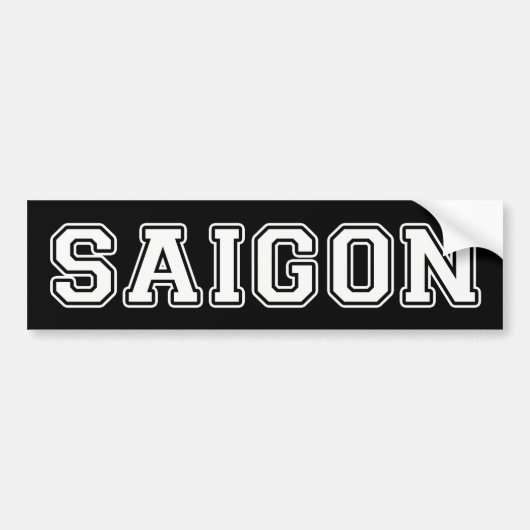 Saigon Bumpersticker (Voorkant)