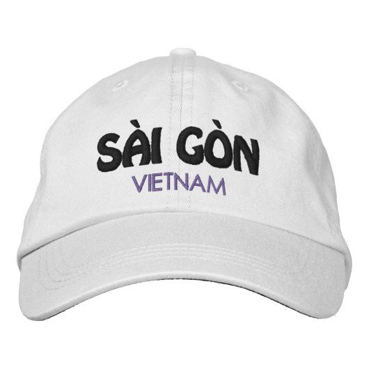Saïgon, Casquette de baseball brodé au Vietnam (Devant)