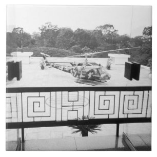 Saigon HCMC Vietnam, Huey-helikopter Tegeltje