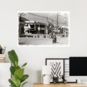 Saigon Vietnam 1968 B Afdruk Poster (Thuiskantoor)