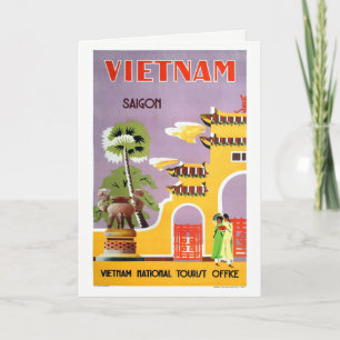  Saigon Vietnam Reis Briefkaart