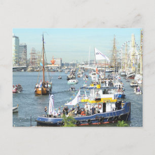 SAIL Amsterdam Boat Parade do-it-yourself Carte po