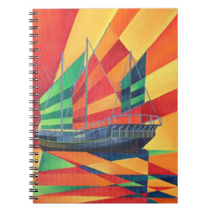 Sail Away Junk Pleasure Boat Notitieboek