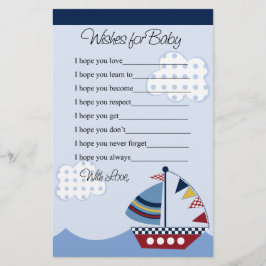 Sail Away/Nautical/Boat #2 Vereist Baby