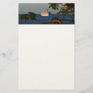 Sail Away op Sunset I Cruise Vacation Briefpapier