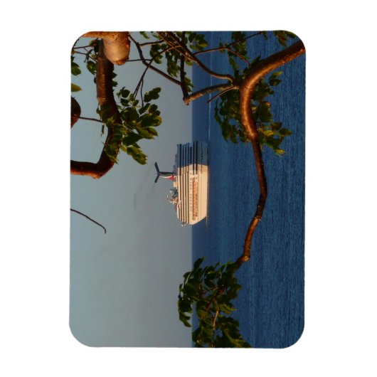 Sail Away op Sunset I Cruise Vacation Magneet (Verticaal)