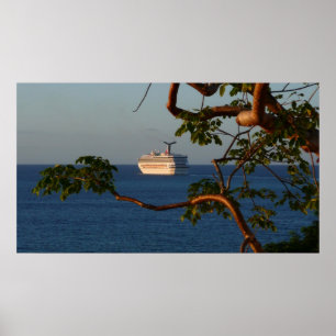 Sail Away op Sunset I Cruise Vacation Poster