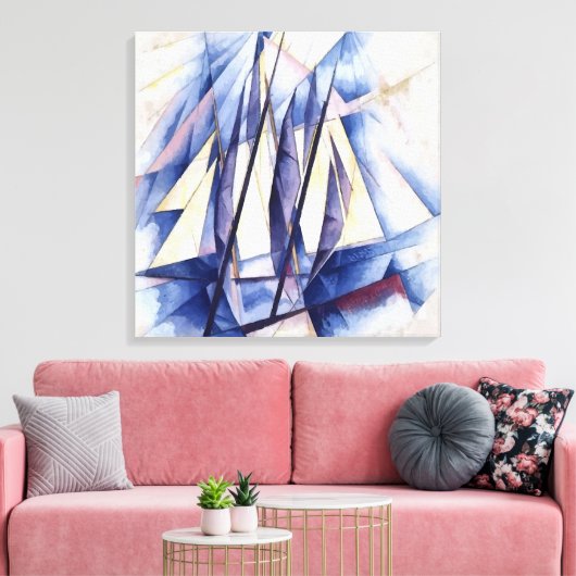 Sail-bewegingen Canvas Afdruk (Insitu (Woonkamer))