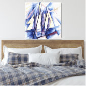 Sail-bewegingen Canvas Afdruk (Insitu (Slaapkamer))
