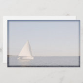 Sail Boat Briefpapier (Voorkant / Achterkant)