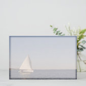Sail Boat Briefpapier (Staand voorkant)