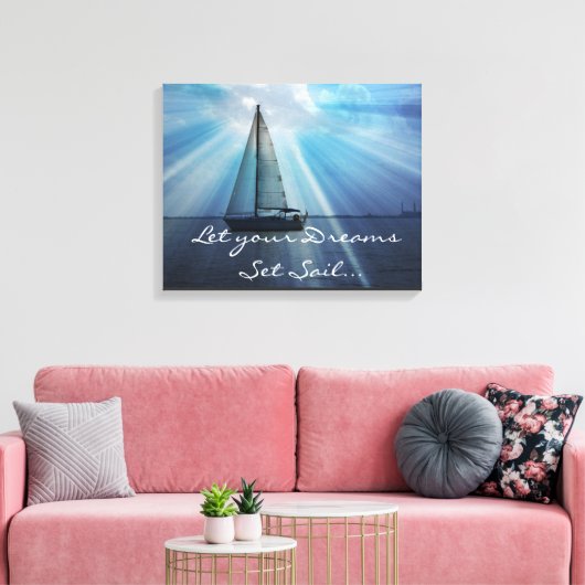 Sail Boat Canvas Wrap (Insitu (Woonkamer))