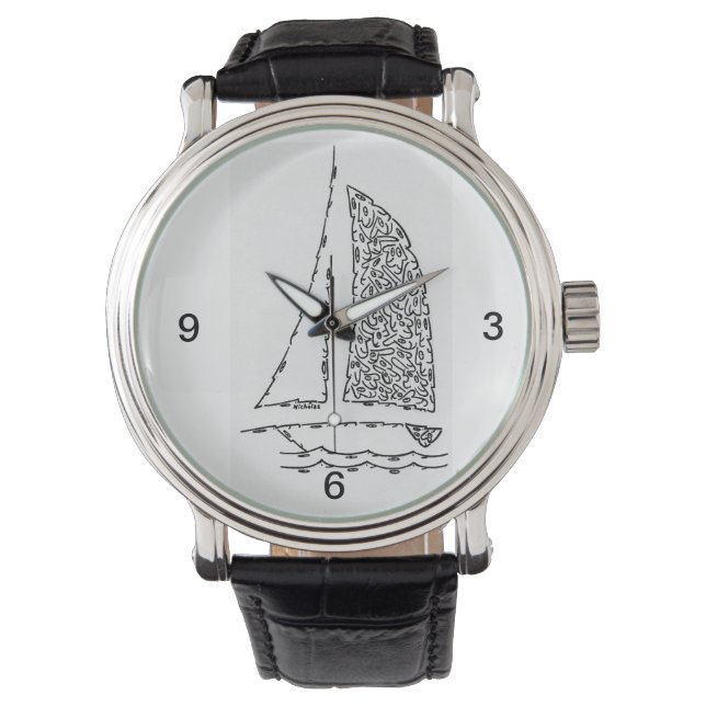 SAIL BOAT HORLOGE (Voorkant)