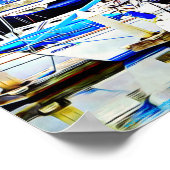 Sail Boat Marina Photographic Art Print (Hoek)