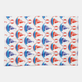 Sail Boat Pattern Theedoek (Horizontaal)