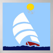 Sail Boat Poster (Voorkant)