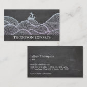 Sail Boat | Waves Visitekaartje (Voorkant / Achterkant)