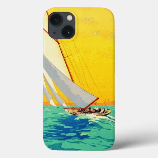 Sail Boats, Frans reizen Case-Mate iPhone Case (Achterkant)