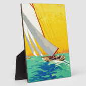  Sail Boats, Frans reizen Fotoplaat (Zijkant)