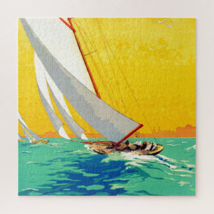 Sail Boats, Frans reizen Legpuzzel