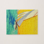  Sail Boats, Frans reizen Legpuzzel (Horizontaal)