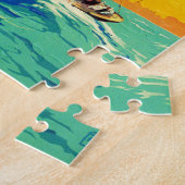  Sail Boats, Frans reizen Legpuzzel (Zijkant)