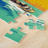  Sail Boats, Frans reizen Legpuzzel (Zijkant)