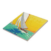 Sail Boats, Frans reizen Tegeltje (Zijkant)