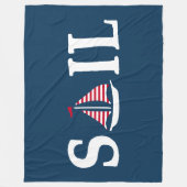 Sail Fleece Deken (Voorkant)