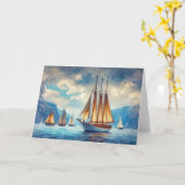 Sail Kaart (Gele Bloem)