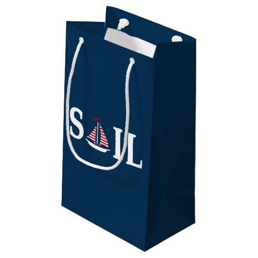 Sail Klein Cadeauzakje (Achterkant Gekanteld)