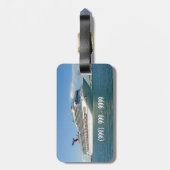 Sail Monogrammen instellen Bagagelabel (Achterkant verticaal)