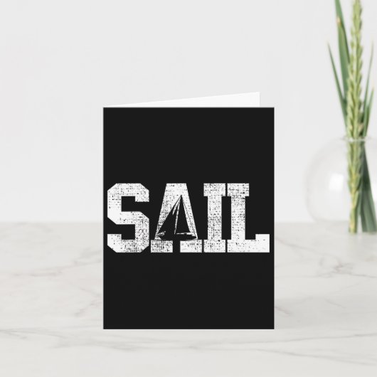 Sail Sailing Gift Kaart (Voorkant)